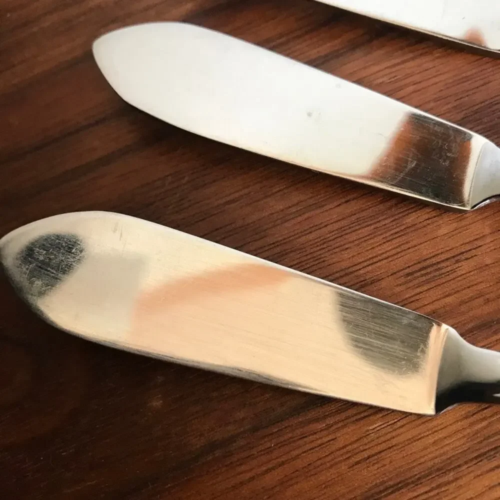 Oneida Community CHATELAINE Stainless Flat Handle Master Butter Knife (Set of 5)